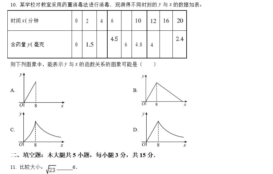 2026年佛山市数学中考 三模考试数学试卷-第4张图片-四季读书网
