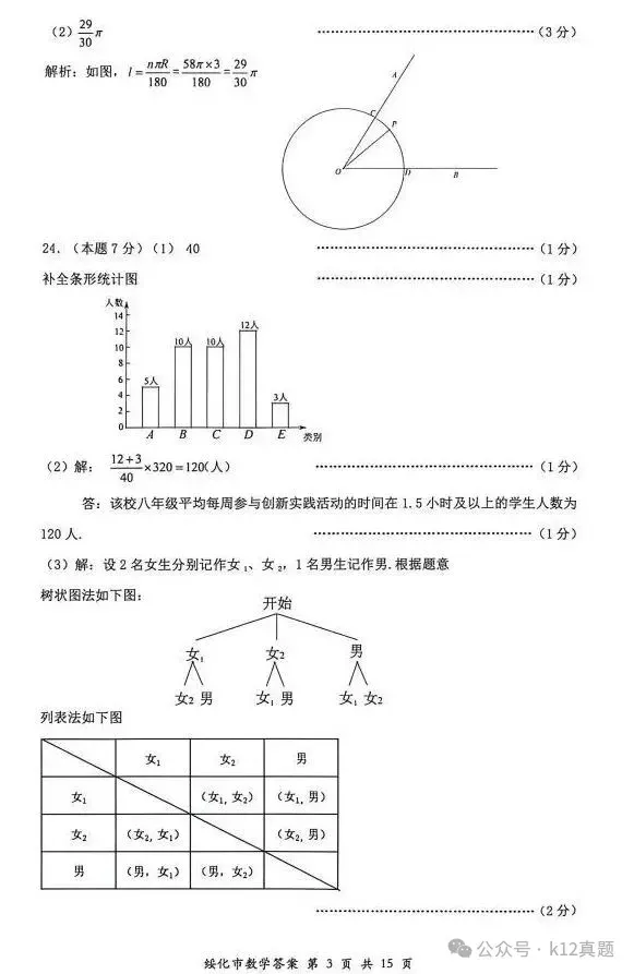 中考真题原卷:绥化市2026年中考全9学科试题(有答案)-第29张图片-四季读书网