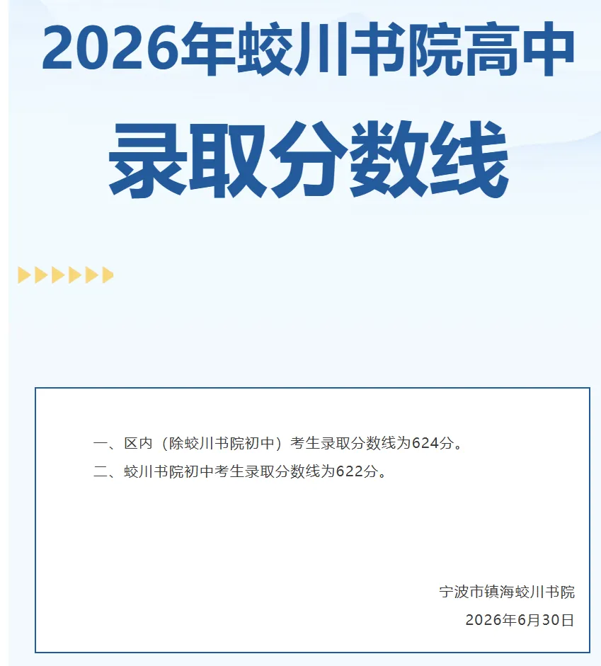 中考分数线降了!2026年宁波多地中考分数线发布!北仑、奉化、镇海、慈溪、宁海、余姚、象山公布!2026志愿参考,附2025年分数线-第5张图片-四季读书网 中考分数线降了!2026年宁波多地中考分数线发布!北仑、奉化、镇海、慈溪、宁海、余姚、象山公布!2026志愿参考,附2025年分数线-第5张图片-四季读书网