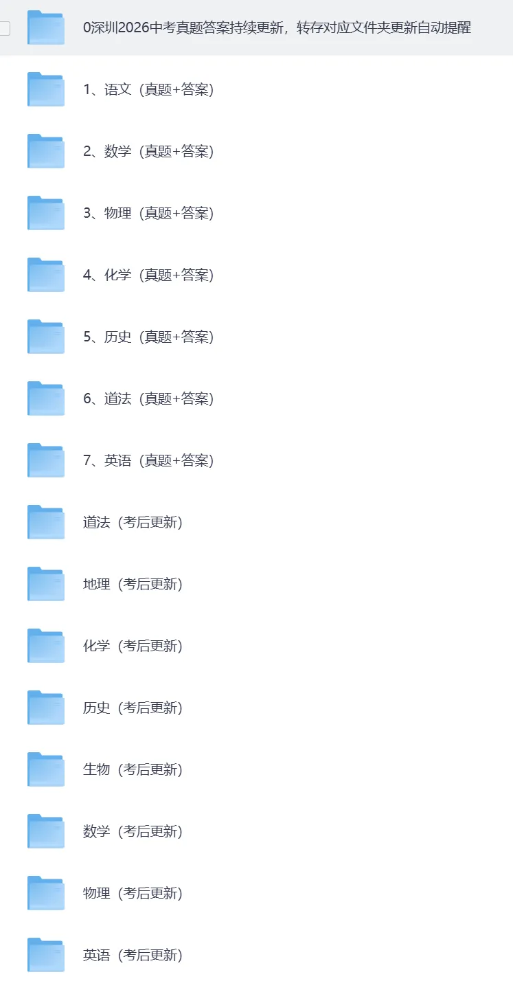 2026深圳市中考(英语)真题及参考答案完整版,PDF电子版-第1张图片-四季读书网 2026深圳市中考(英语)真题及参考答案完整版,PDF电子版-第1张图片-四季读书网