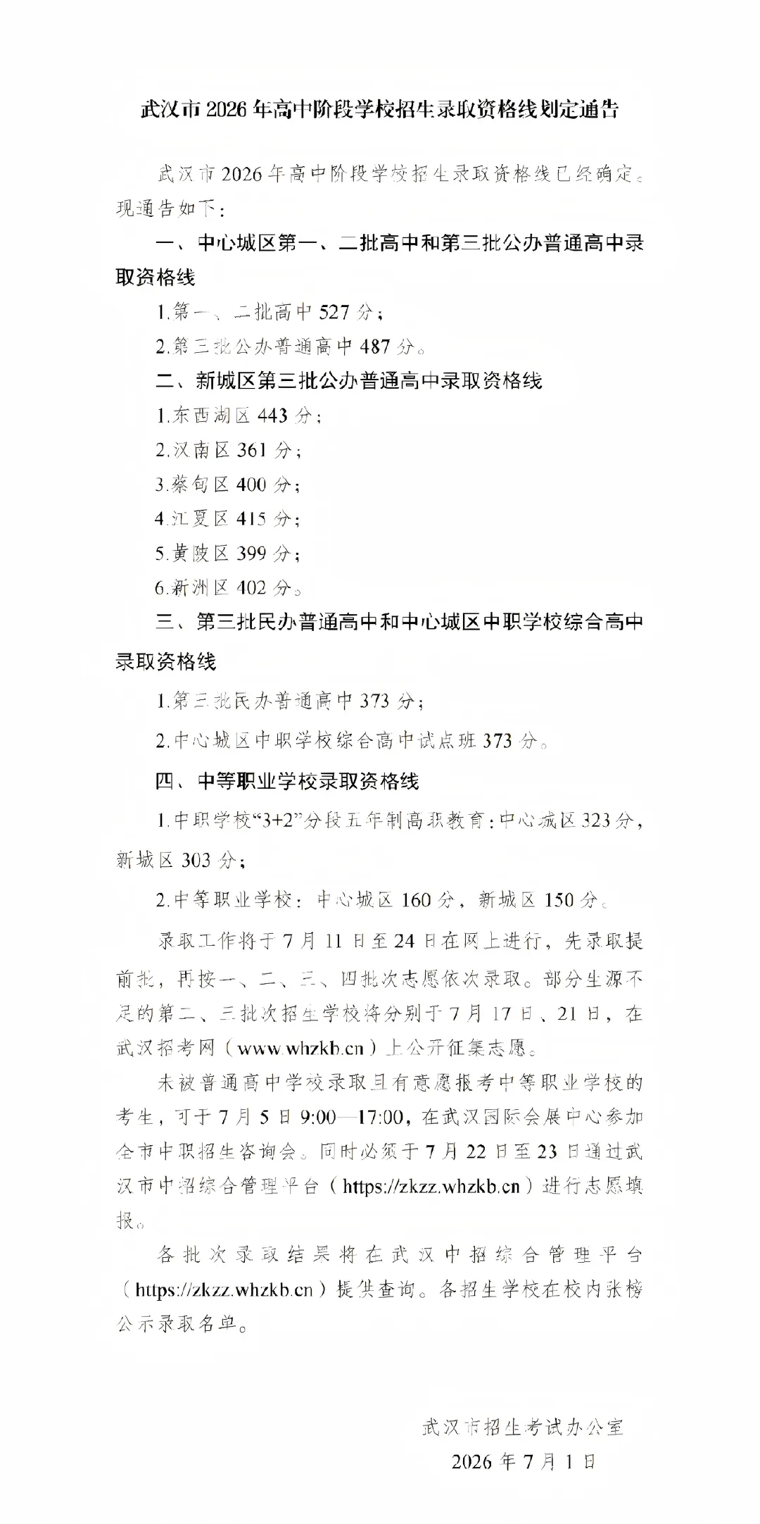 2026 武汉中考成绩正式公布!查分入口 + 后续时间线一文看懂-第2张图片-四季读书网 2026 武汉中考成绩正式公布!查分入口 + 后续时间线一文看懂-第2张图片-四季读书网