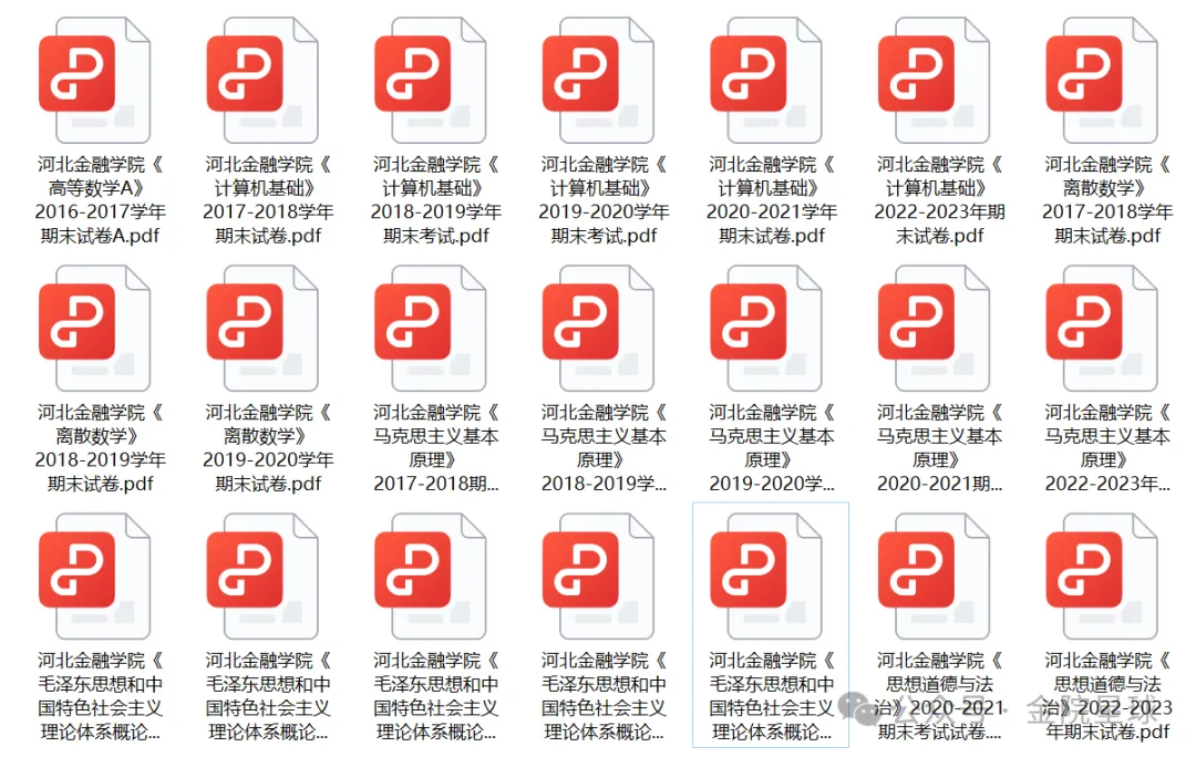 学习必备|河北金融学院历年期中期末真题来了~-第4张图片-四季读书网 学习必备|河北金融学院历年期中期末真题来了~-第4张图片-四季读书网