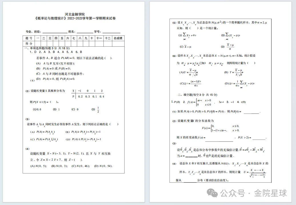 学习必备|河北金融学院历年期中期末真题来了~-第6张图片-四季读书网 学习必备|河北金融学院历年期中期末真题来了~-第6张图片-四季读书网