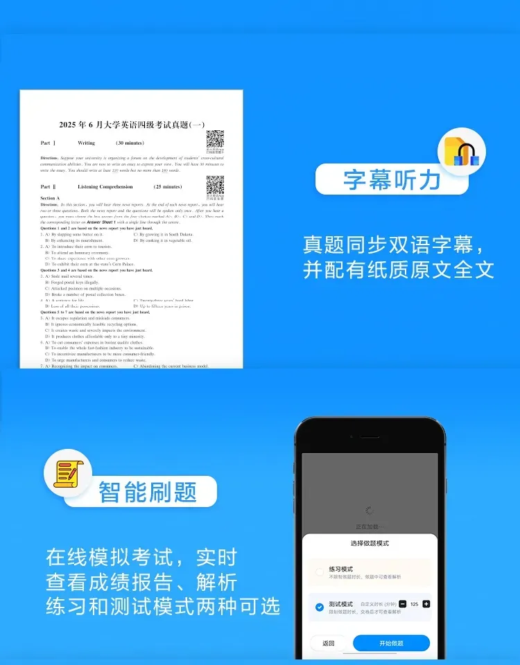 年年押中真题!系统化攻克四六级难点!-第13张图片-四季读书网