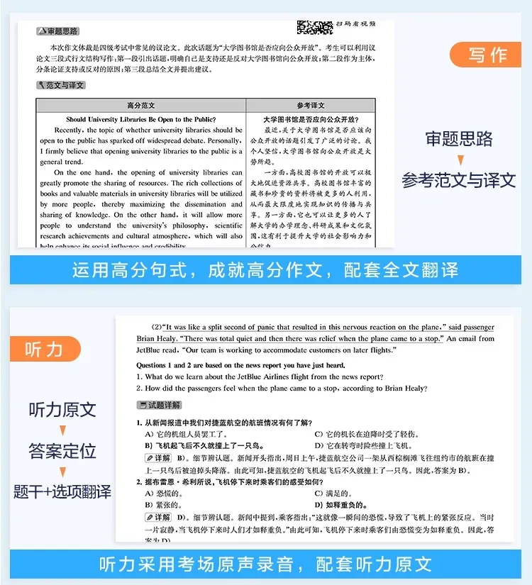 年年押中真题!系统化攻克四六级难点!-第14张图片-四季读书网