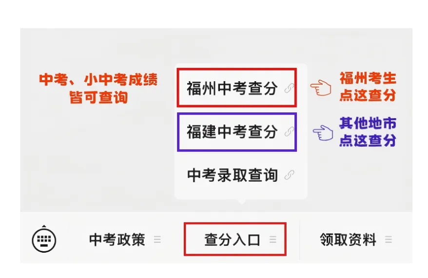 福州中考何时出分&切线?查分方式+录取流程梳理!-第3张图片-四季读书网