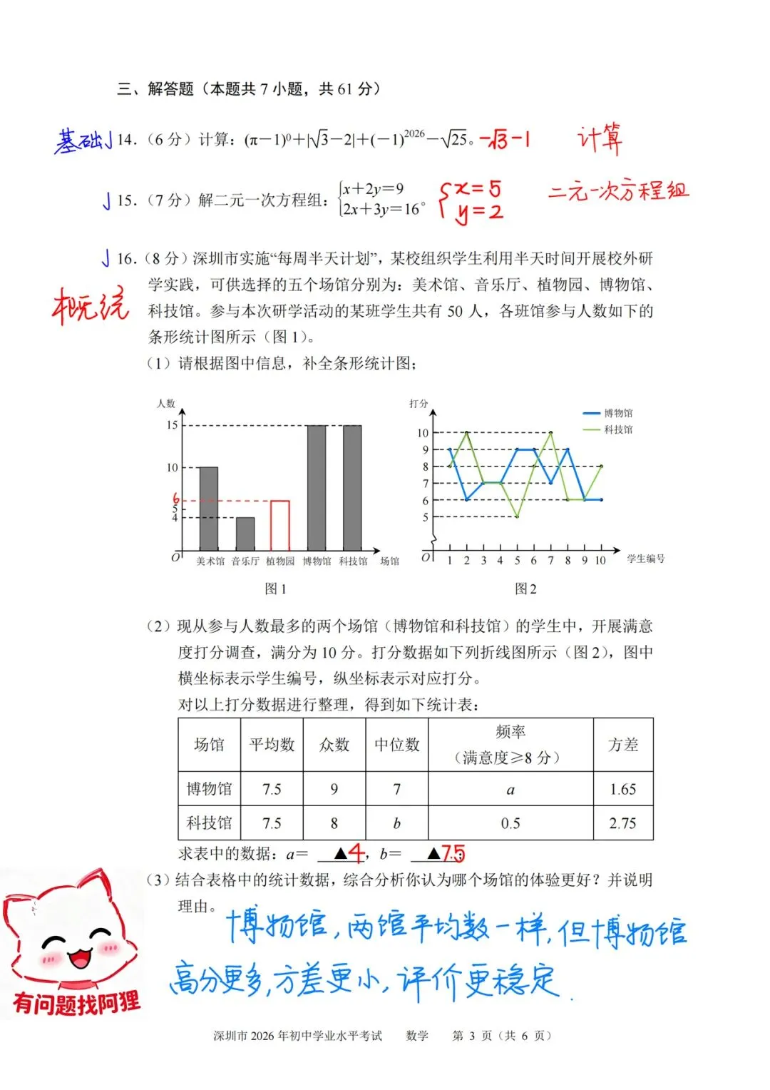 2026深圳中考数学试卷评析及初中数学学习启示-第5张图片-四季读书网 2026深圳中考数学试卷评析及初中数学学习启示-第5张图片-四季读书网