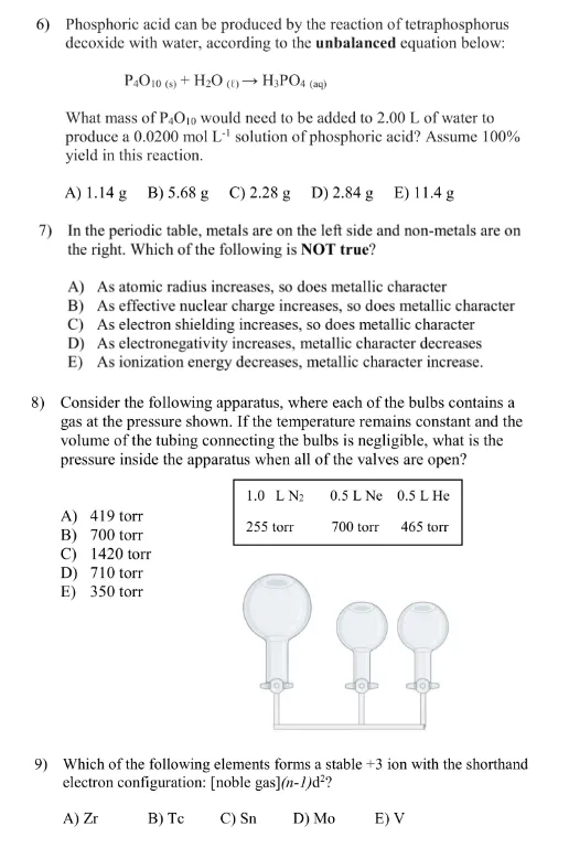 *【高清PDF】CCC化学竞赛真题免费领 摸清真题 晋级CCO不在话下!-第15张图片-四季读书网