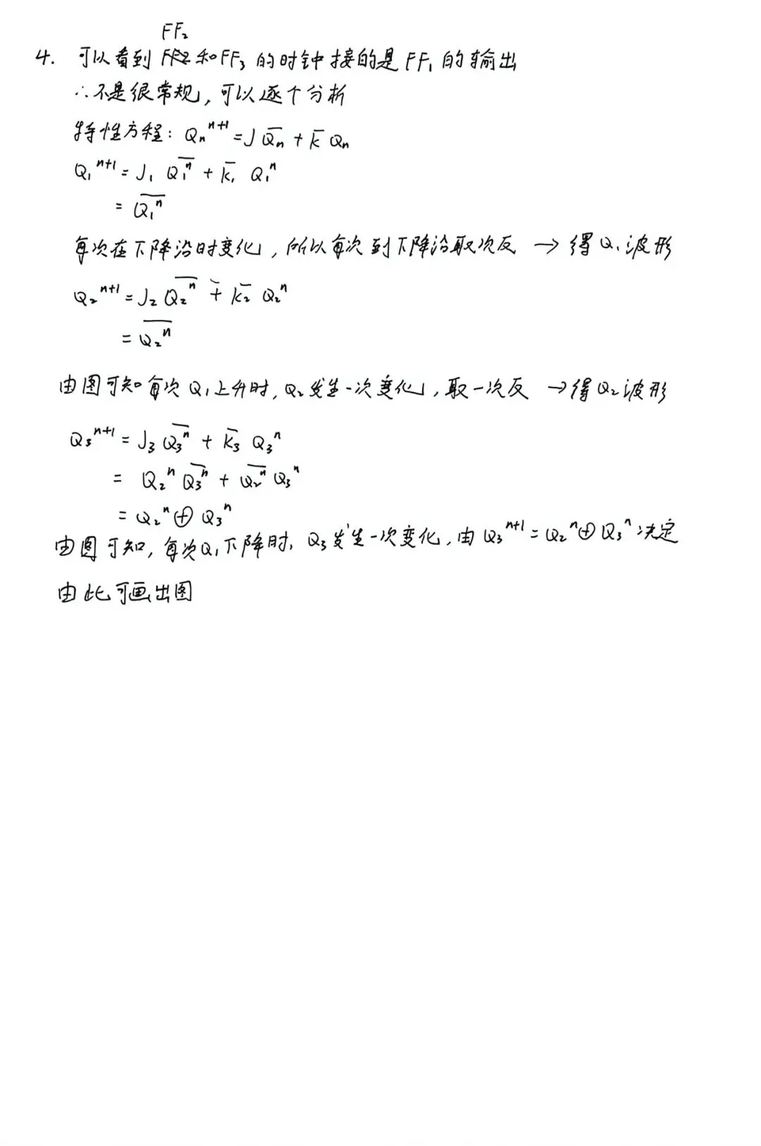 数字电子技术 2009 期末试卷及解析-第24张图片-四季读书网