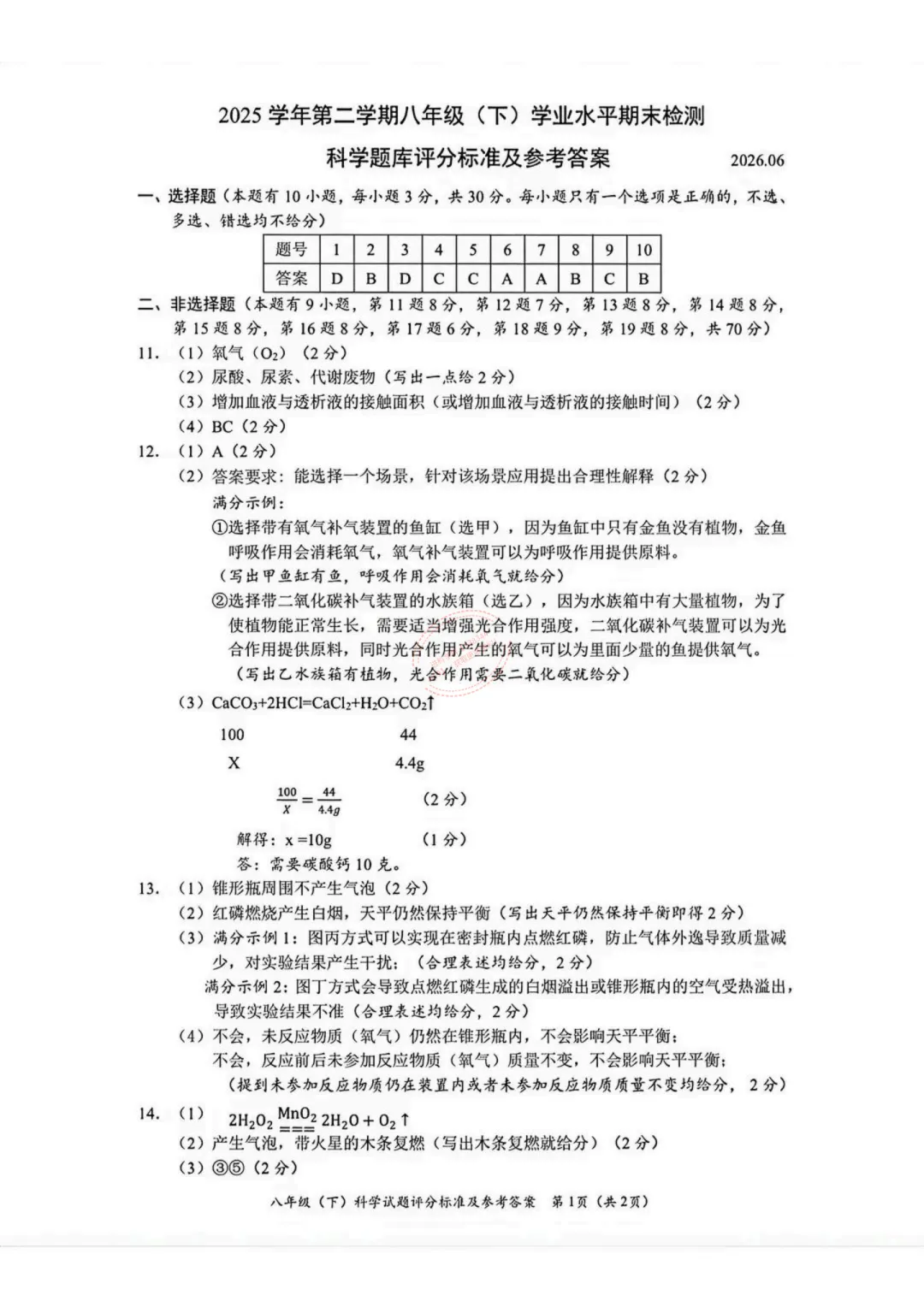2026年6月温州市八下期末科学试卷及答案-第9张图片-四季读书网 2026年6月温州市八下期末科学试卷及答案-第9张图片-四季读书网