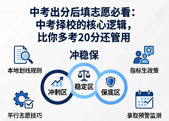 中考出分后填志愿必看:中考择校的核心逻辑,比你多考20分还管用-第1张图片-四季读书网 中考出分后填志愿必看:中考择校的核心逻辑,比你多考20分还管用-第1张图片-四季读书网