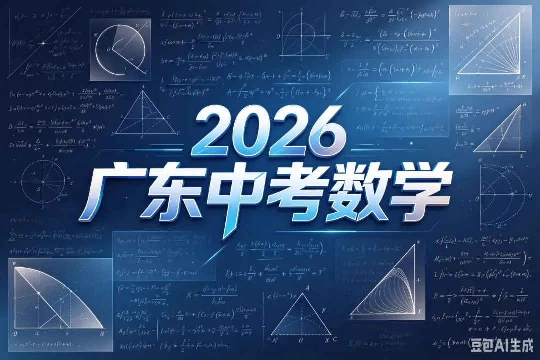 2026广东中考数学全卷深度测评|难度、题型、命题风向+近3年纵向对比+大湾区横向对标-第1张图片-四季读书网