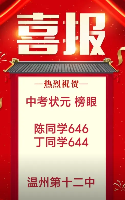 2026年鹿城中考状元是哪家?十二中和南浦“争状元”?-第20张图片-四季读书网 2026年鹿城中考状元是哪家?十二中和南浦“争状元”?-第20张图片-四季读书网