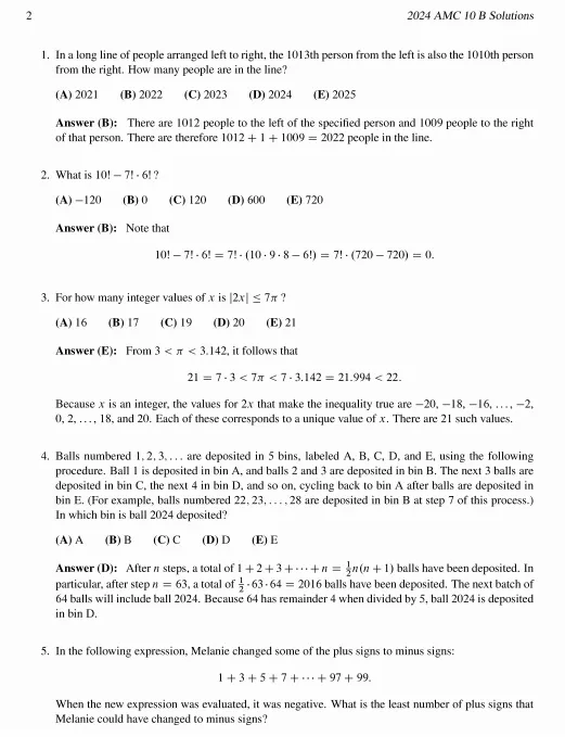2025年AMC10真题及答案解析免费获取(含AB卷)-第19张图片-四季读书网 2025年AMC10真题及答案解析免费获取(含AB卷)-第19张图片-四季读书网