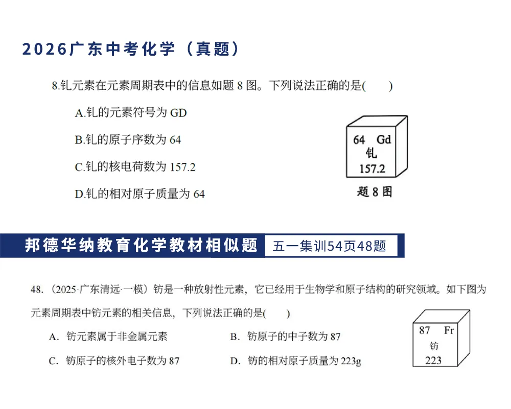 【2026广东中考化学】试题层级清晰,压轴侧重初高衔接探究思维!(真题+答案)-第12张图片-四季读书网 【2026广东中考化学】试题层级清晰,压轴侧重初高衔接探究思维!(真题+答案)-第12张图片-四季读书网