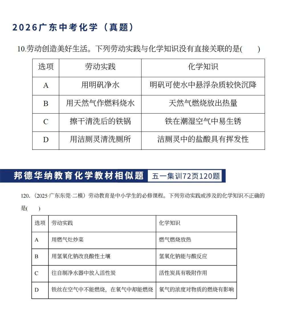 【2026广东中考化学】试题层级清晰,压轴侧重初高衔接探究思维!(真题+答案)-第14张图片-四季读书网 【2026广东中考化学】试题层级清晰,压轴侧重初高衔接探究思维!(真题+答案)-第14张图片-四季读书网