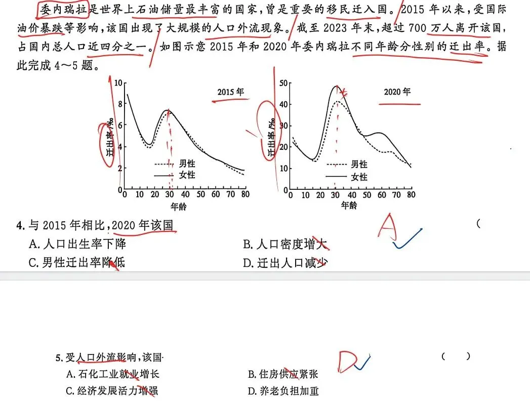 【真题初做】2026年高考地理河南卷选择题-第2张图片-四季读书网