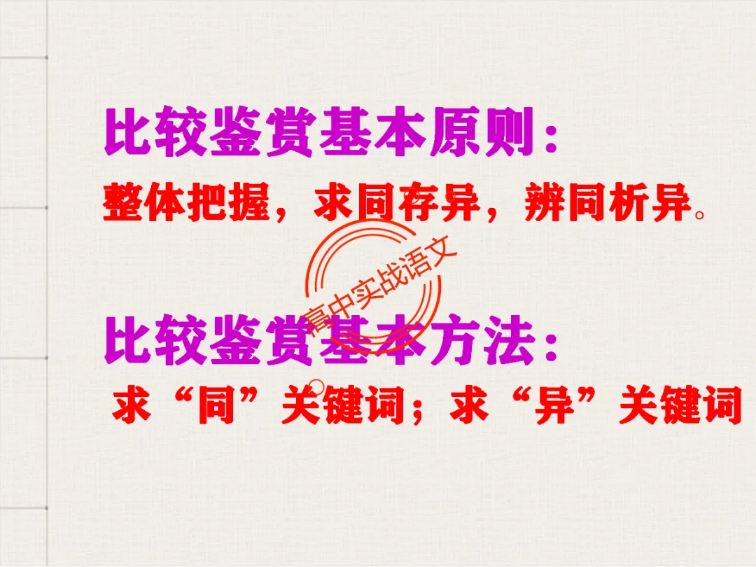 【对标2026+2025古诗真题】【古诗比较鉴赏】热考题型一课讲透!-第23张图片-四季读书网 【对标2026+2025古诗真题】【古诗比较鉴赏】热考题型一课讲透!-第23张图片-四季读书网