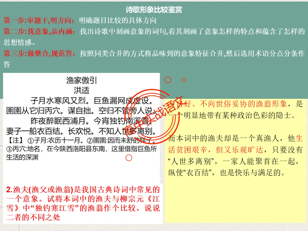【对标2026+2025古诗真题】【古诗比较鉴赏】热考题型一课讲透!-第46张图片-四季读书网 【对标2026+2025古诗真题】【古诗比较鉴赏】热考题型一课讲透!-第46张图片-四季读书网