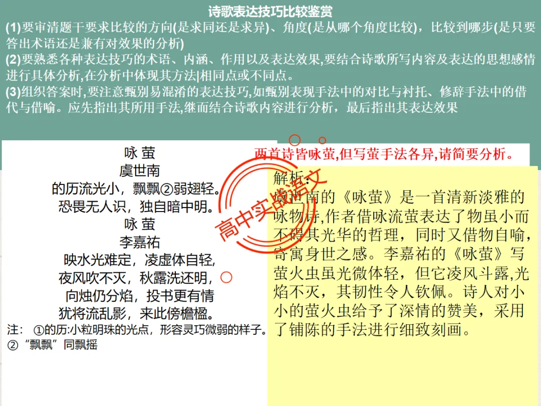 【对标2026+2025古诗真题】【古诗比较鉴赏】热考题型一课讲透!-第55张图片-四季读书网 【对标2026+2025古诗真题】【古诗比较鉴赏】热考题型一课讲透!-第55张图片-四季读书网