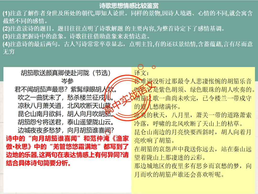 【对标2026+2025古诗真题】【古诗比较鉴赏】热考题型一课讲透!-第61张图片-四季读书网 【对标2026+2025古诗真题】【古诗比较鉴赏】热考题型一课讲透!-第61张图片-四季读书网