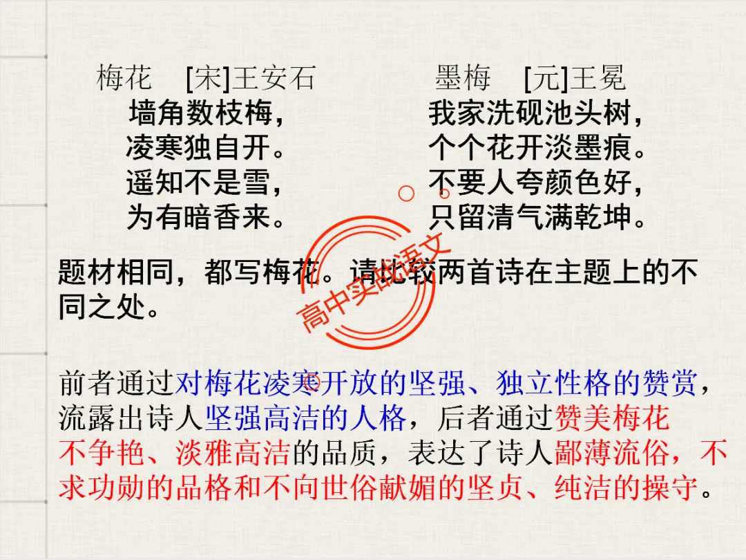 【对标2026+2025古诗真题】【古诗比较鉴赏】热考题型一课讲透!-第74张图片-四季读书网 【对标2026+2025古诗真题】【古诗比较鉴赏】热考题型一课讲透!-第74张图片-四季读书网