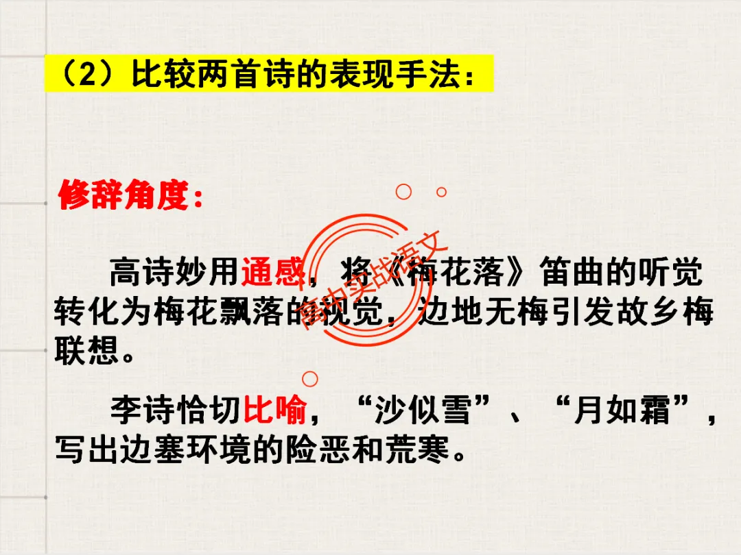 【对标2026+2025古诗真题】【古诗比较鉴赏】热考题型一课讲透!-第87张图片-四季读书网 【对标2026+2025古诗真题】【古诗比较鉴赏】热考题型一课讲透!-第87张图片-四季读书网