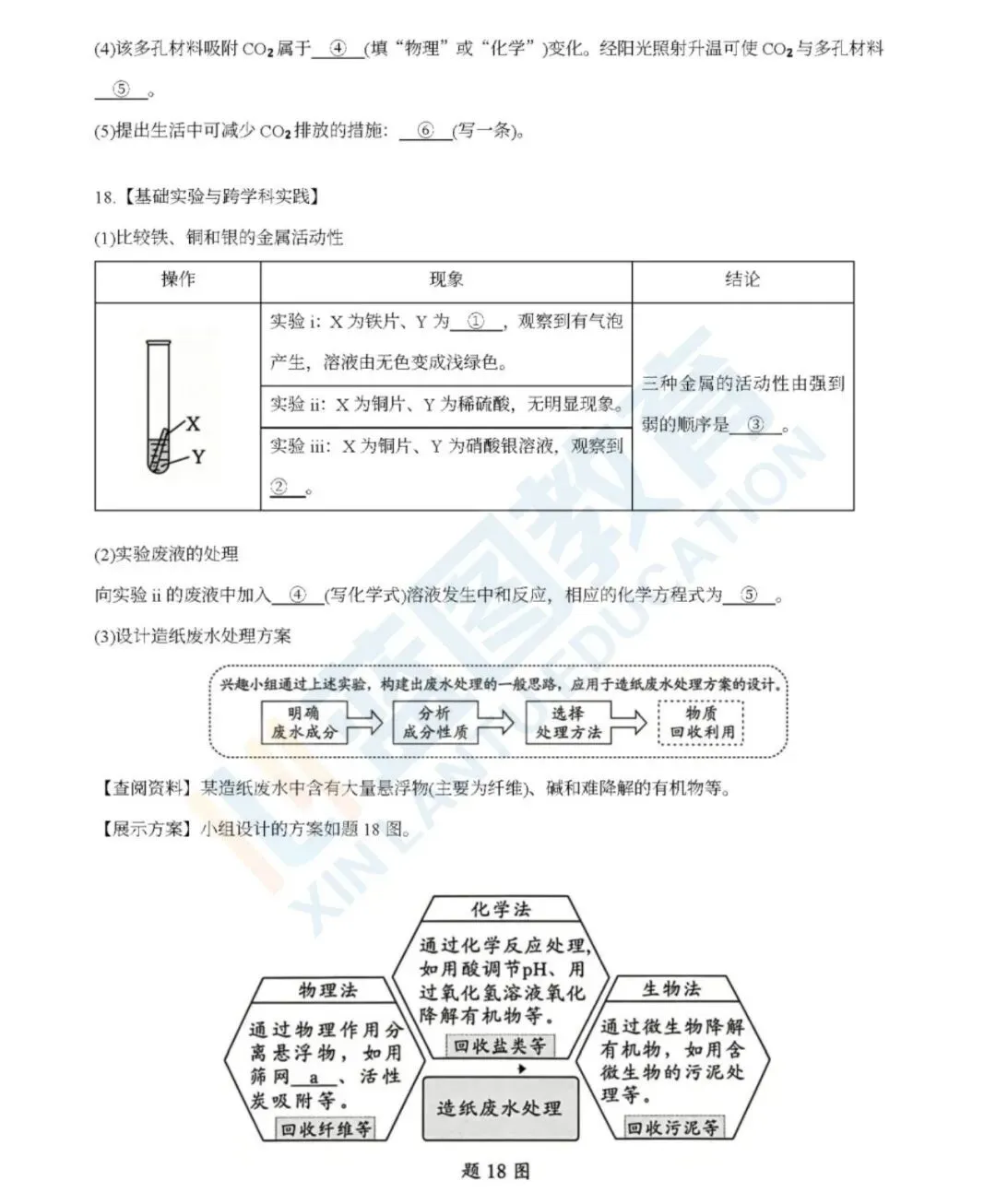 2026佛山中考化学试卷&答案&解析-第9张图片-四季读书网 2026佛山中考化学试卷&答案&解析-第9张图片-四季读书网