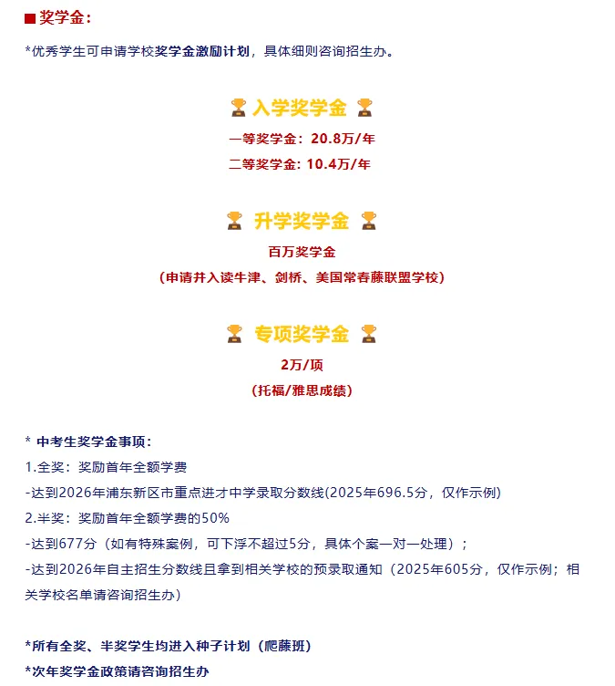免笔试,拿奖金!上海国际高中补录潮,中考成绩可换这些机会!-第9张图片-四季读书网