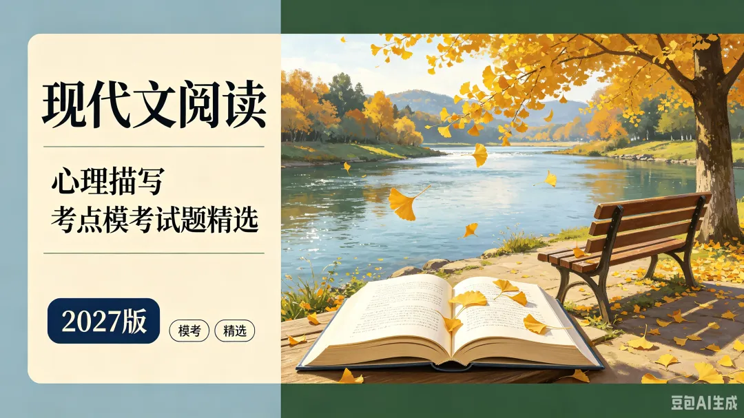 现代文阅读 心理描写考点模考试题精选 (2027版)-第2张图片-四季读书网