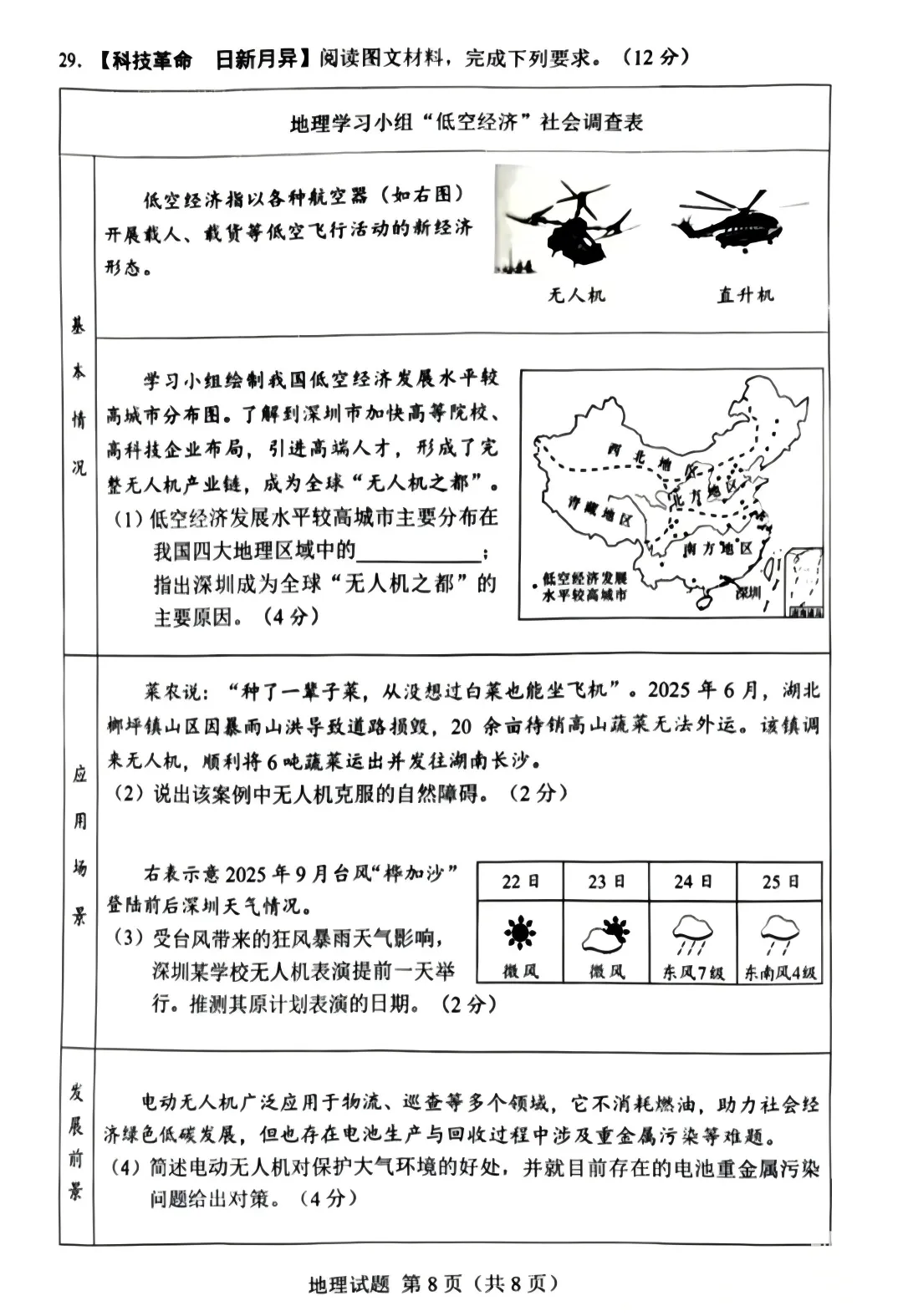 【中考真题40】2026年初中地理湖南卷及解析-第8张图片-四季读书网 【中考真题40】2026年初中地理湖南卷及解析-第8张图片-四季读书网