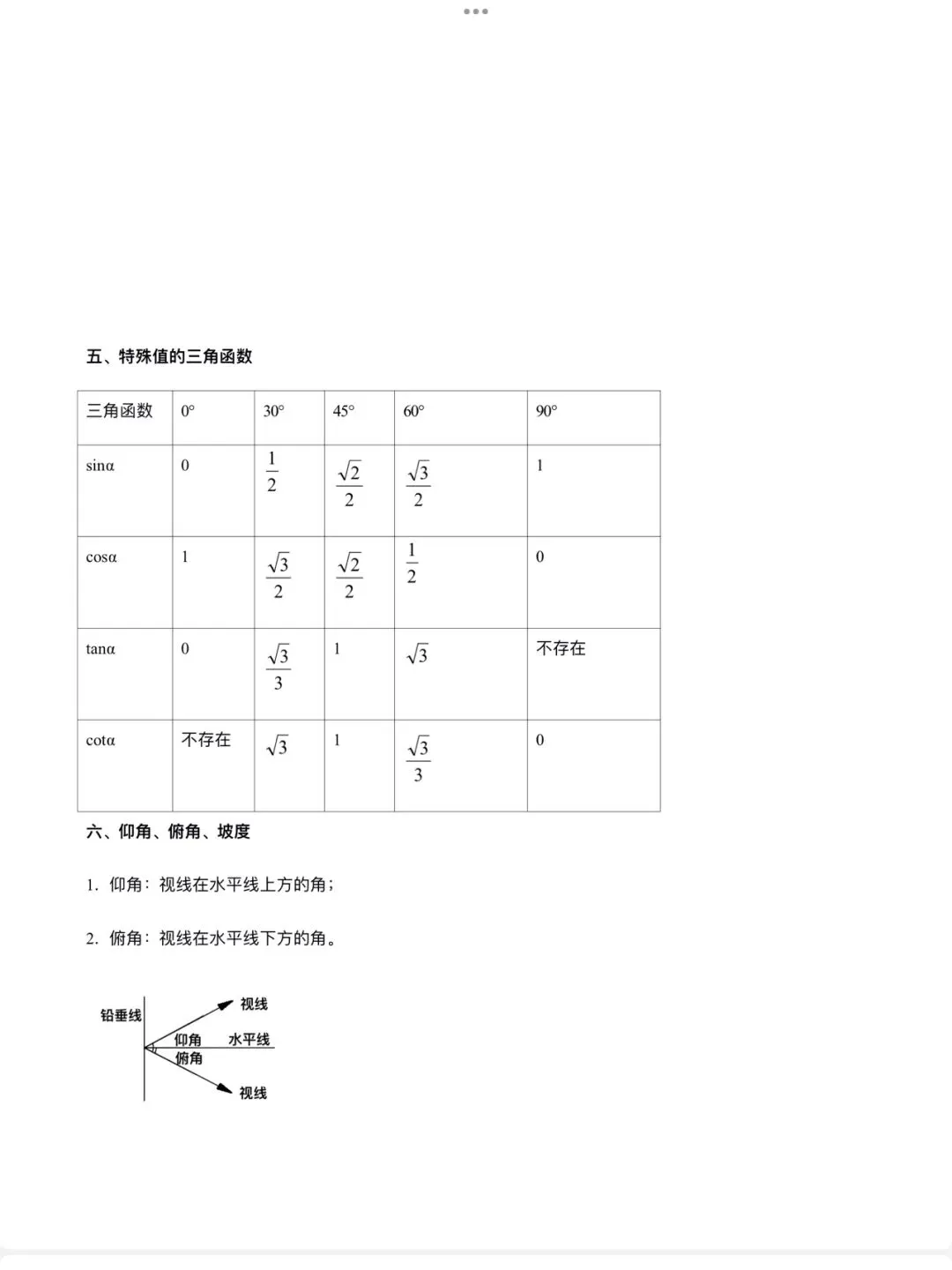 「中考数学」复习讲义+练习55专题—19 解直角三角形问题-第3张图片-四季读书网