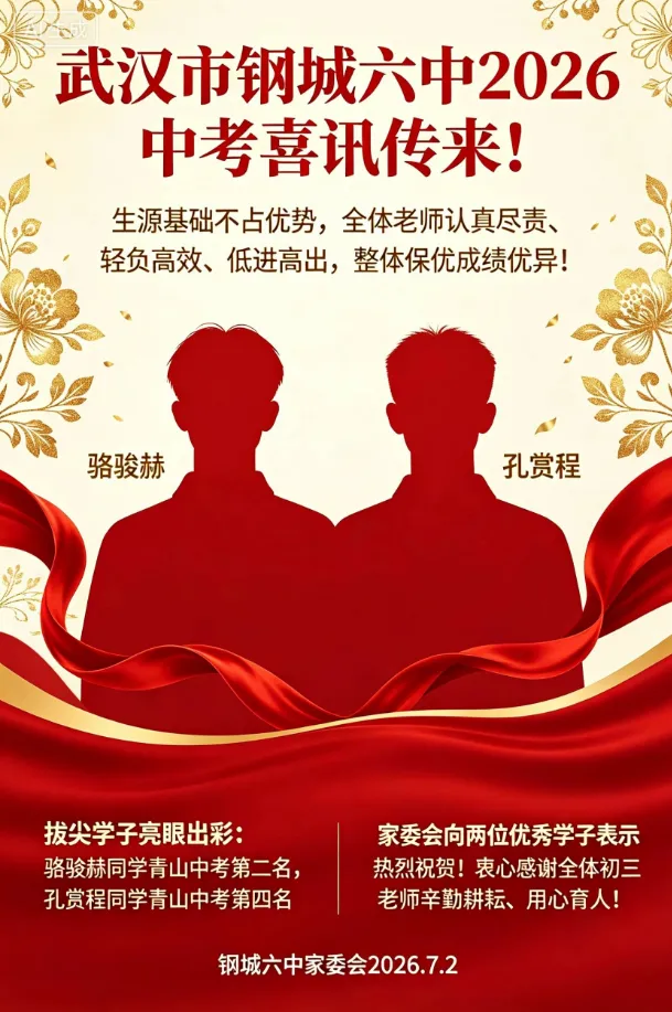 重磅!2026年武汉50所学校中考成绩汇总!-第11张图片-四季读书网