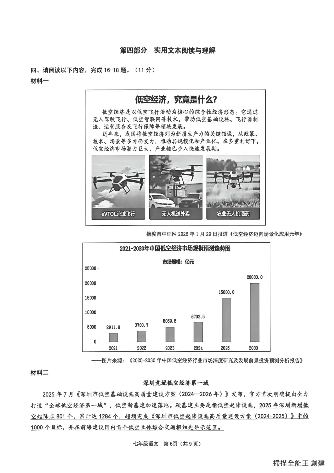 2026深圳市南山区七下期末真题【语文】-第6张图片-四季读书网
