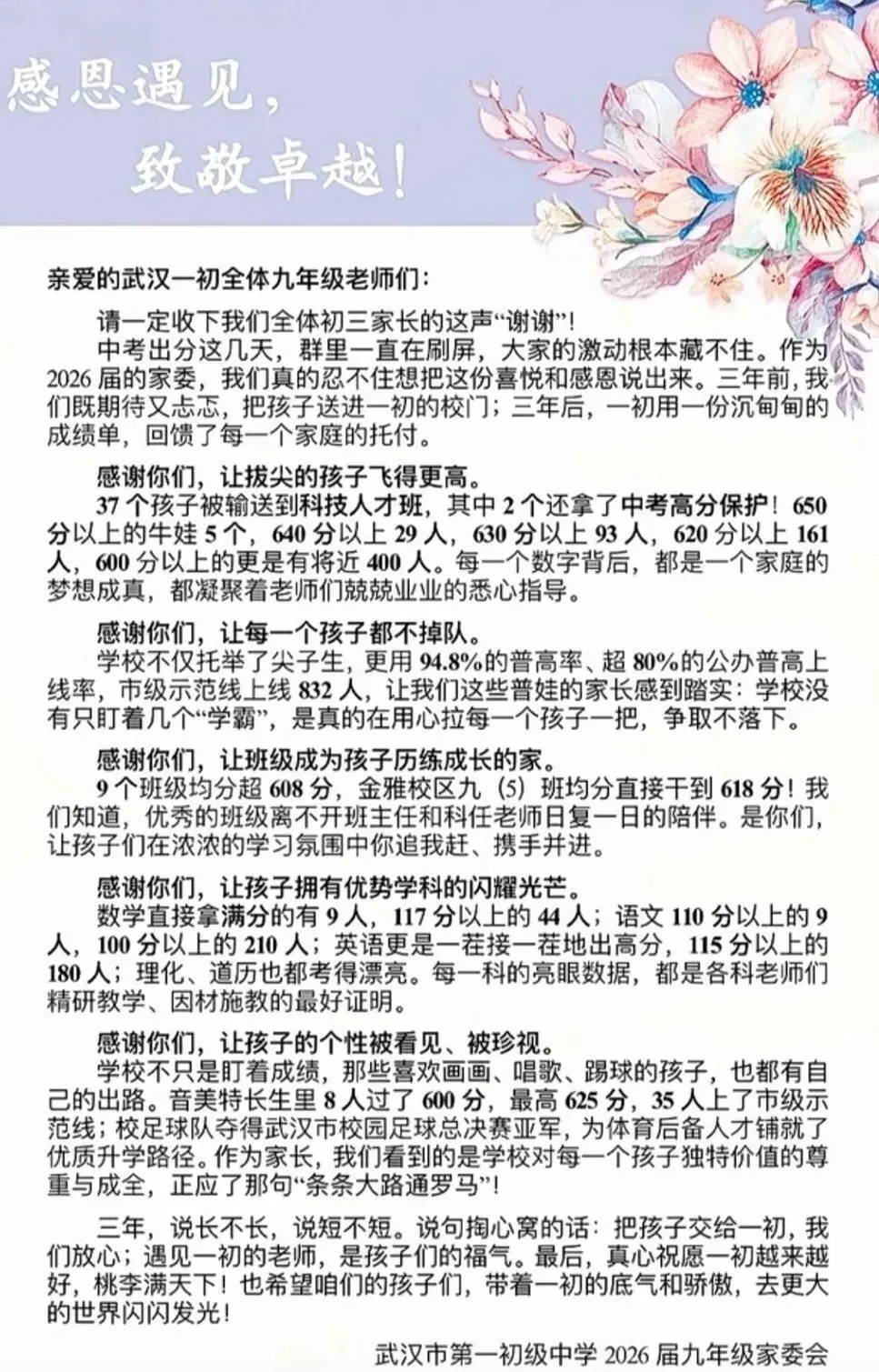 持续更新中!2026武汉中考喜报仍在陆续收集、核对、补充中!-第9张图片-四季读书网 持续更新中!2026武汉中考喜报仍在陆续收集、核对、补充中!-第9张图片-四季读书网