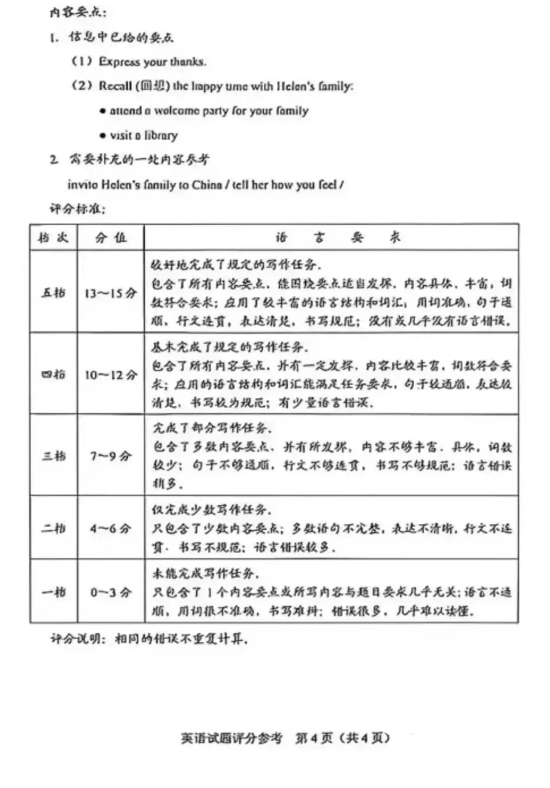 2026年河北省中考英英试卷、参考答案-第14张图片-四季读书网