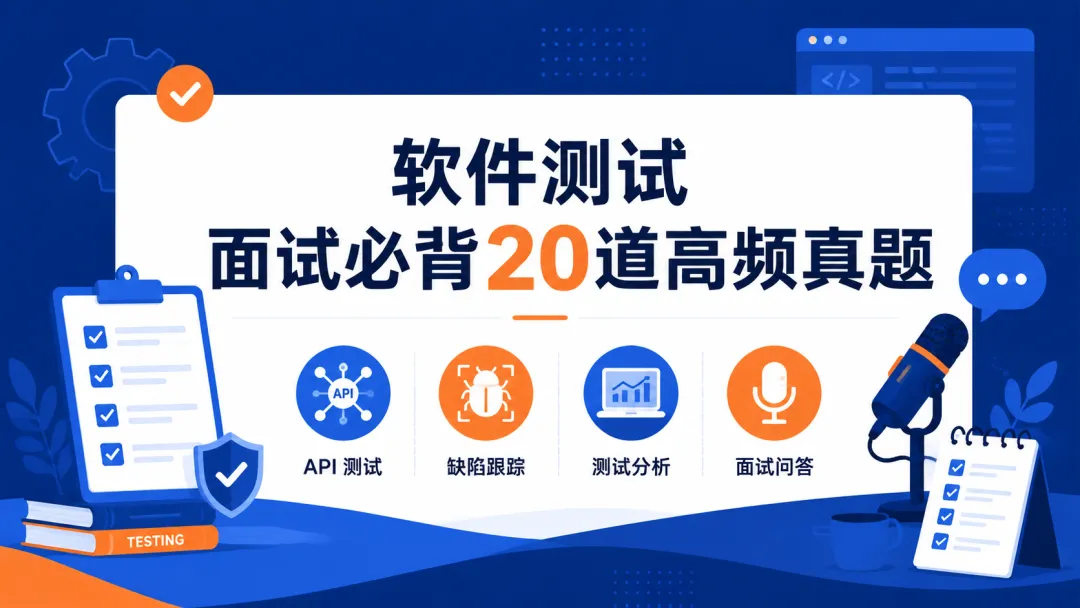 软件测试面试必背 20 道高频真题 | 面试官最爱追问接口测试-第1张图片-四季读书网 软件测试面试必背 20 道高频真题 | 面试官最爱追问接口测试-第1张图片-四季读书网