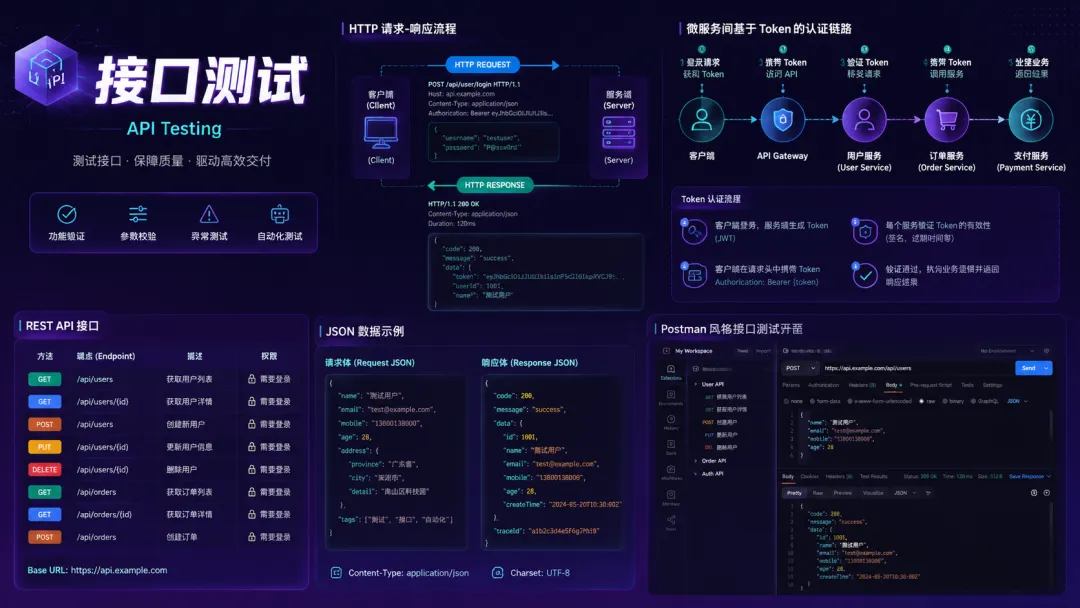软件测试面试必背 20 道高频真题 | 面试官最爱追问接口测试-第9张图片-四季读书网 软件测试面试必背 20 道高频真题 | 面试官最爱追问接口测试-第9张图片-四季读书网