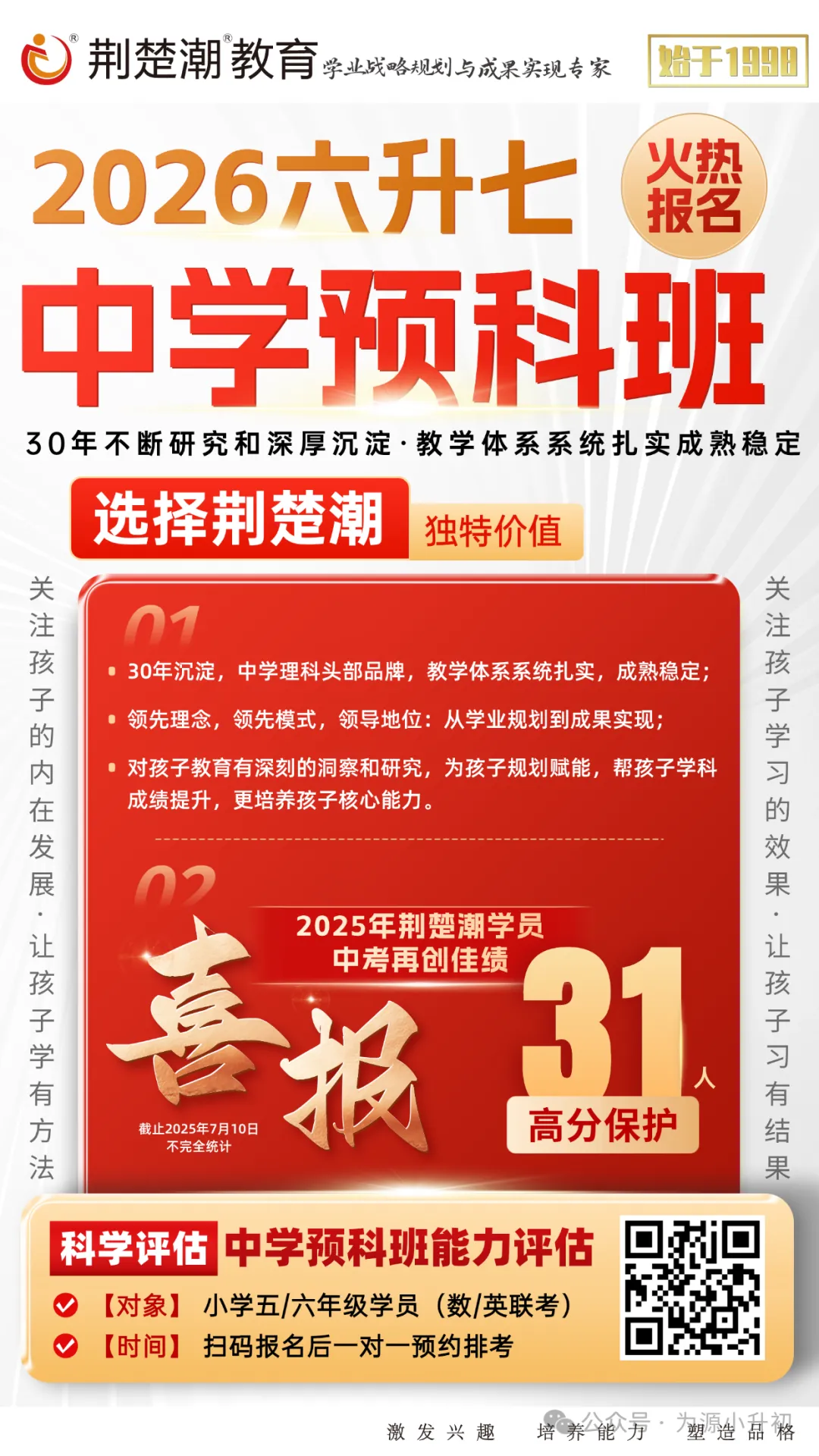 下周二报名启动!武汉50+初中2026中考喜报汇总-第28张图片-四季读书网