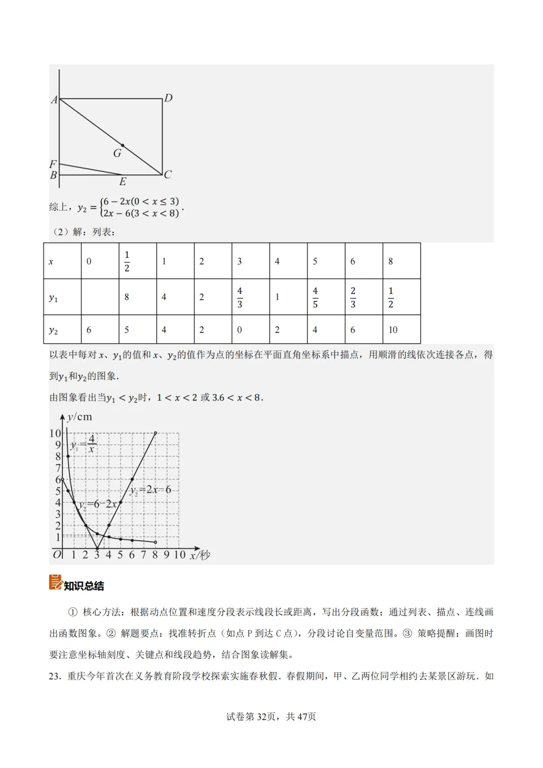 【2026中考数学】【真题解读】【重庆市】-第32张图片-四季读书网