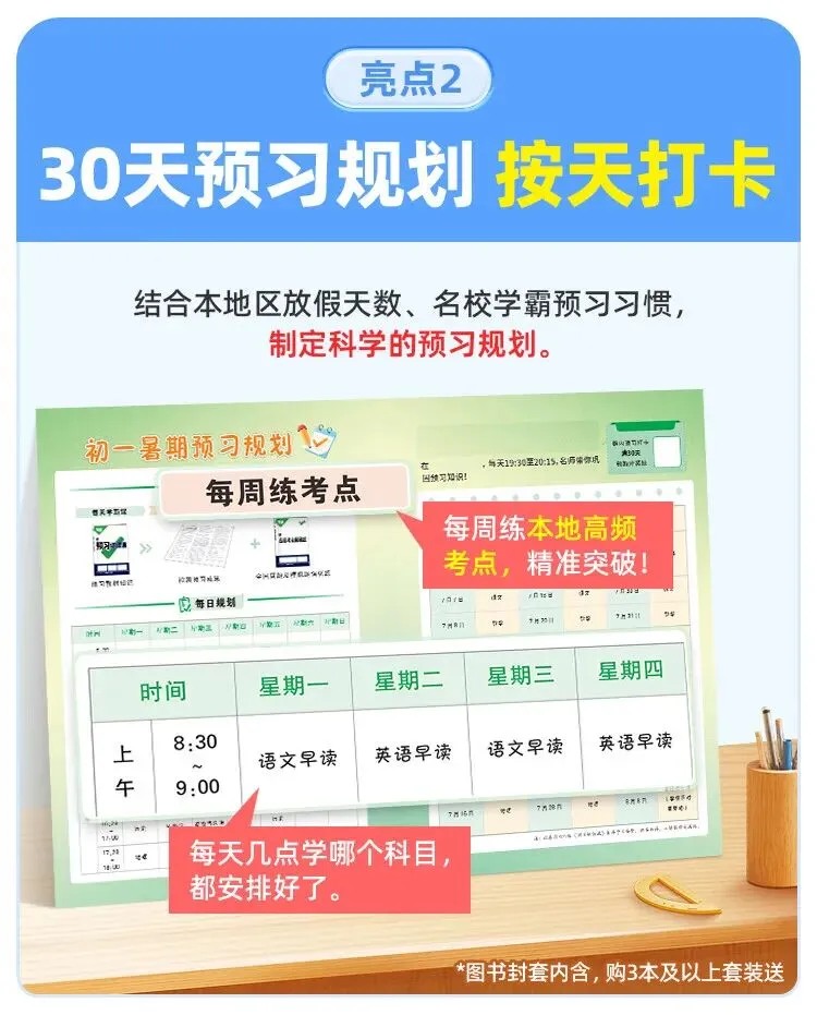 万唯中考视频课 初一语数英全套 人教版同步 暑假预习神器 初中知识大盘点-第12张图片-四季读书网