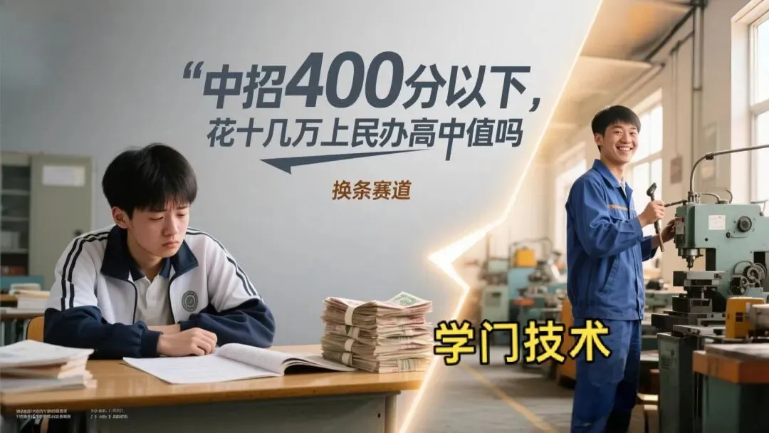 中考400分以下,花十几万上民办高中,真的值得吗?-第1张图片-四季读书网