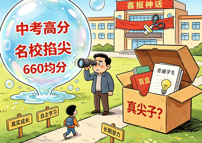 扎心真相:中考高分、名校掐尖、高考660均分,全是骗家长的教育泡沫-第1张图片-四季读书网 扎心真相:中考高分、名校掐尖、高考660均分,全是骗家长的教育泡沫-第1张图片-四季读书网