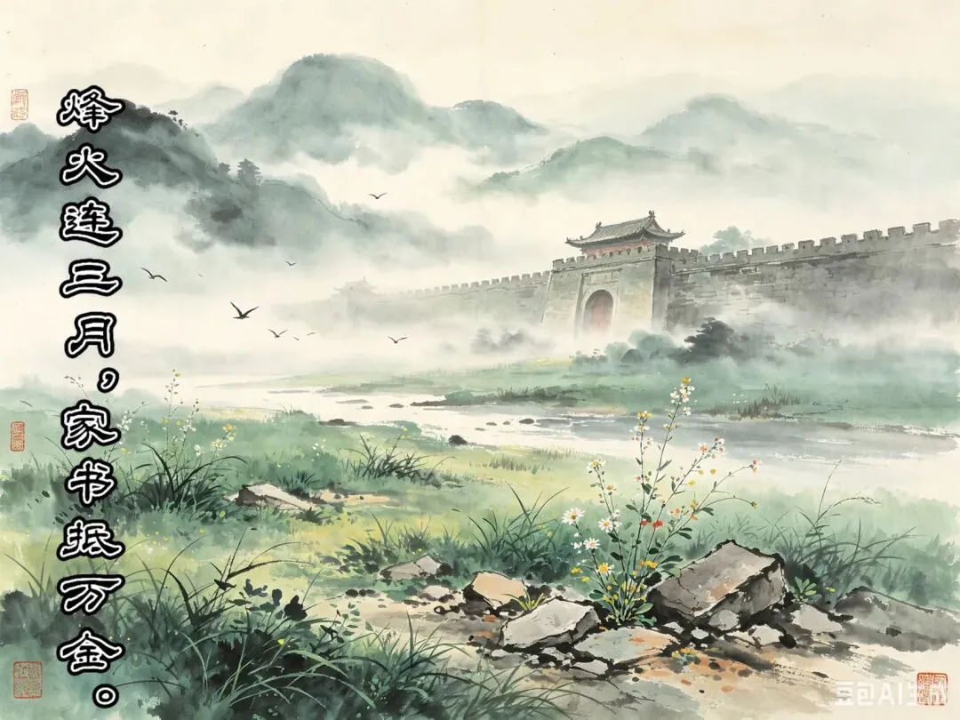 中考古诗词选读——烽火连三月,家书抵万金.-第1张图片-四季读书网 中考古诗词选读——烽火连三月,家书抵万金.-第1张图片-四季读书网