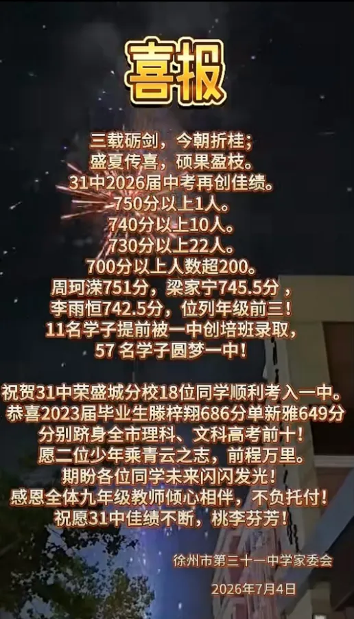中考喜报第三弹!这些公办初中今年大放异彩!-第2张图片-四季读书网