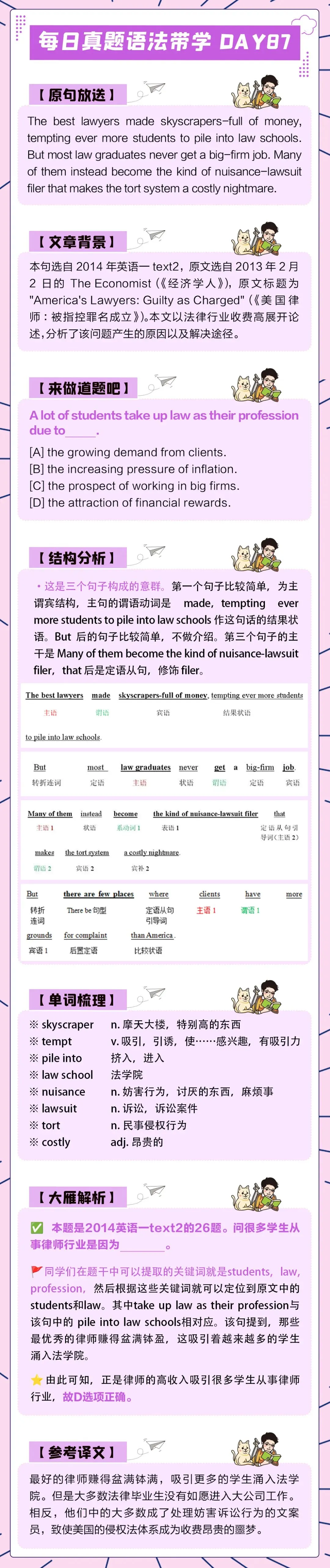 晓艳考研真题语法带学DAY87!不啻微茫,造炬成阳.-第4张图片-四季读书网