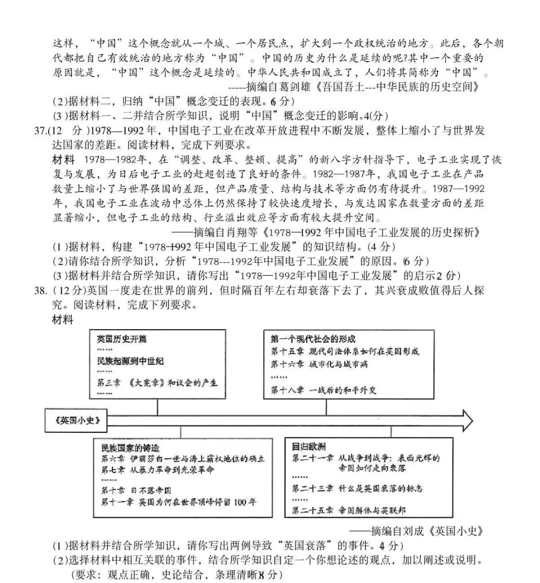 2026年连云港市中考历史试卷及答案-第3张图片-四季读书网 2026年连云港市中考历史试卷及答案-第3张图片-四季读书网
