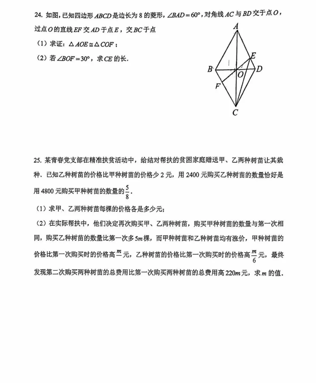 南开中学初二下半期模拟考试-第7张图片-四季读书网