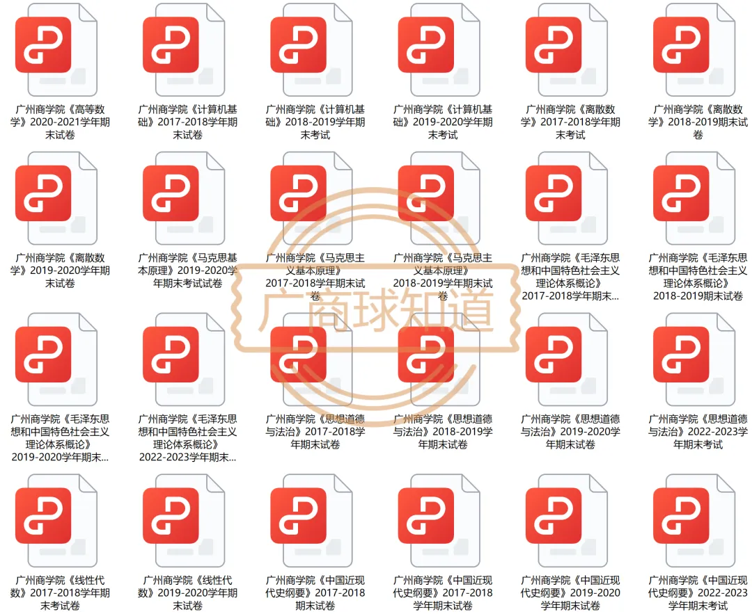 广州商学院历年期中期末真题大汇总!-第3张图片-四季读书网