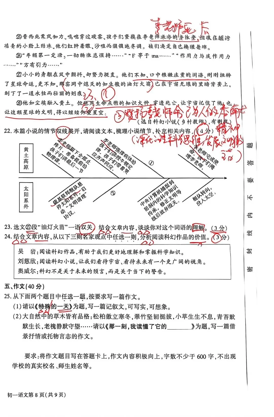 2026大兴七下语文期末试卷讲评-第9张图片-四季读书网 2026大兴七下语文期末试卷讲评-第9张图片-四季读书网